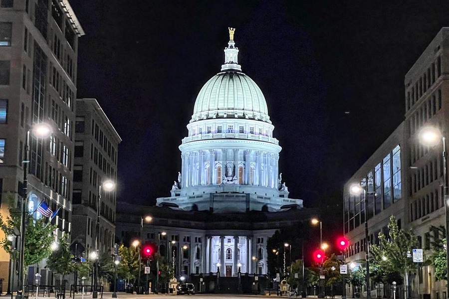 State Capitol at night